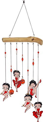 Spoontiques 14091 Betty Boop Driftwood Wind Chime Multicolored