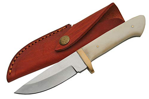 SZCO Supplies Tail Skinning Knife, Bone White