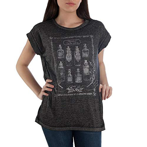 Bioworld Harry Potter Potion-Making Rolled Sleeve T-Shirt-Medium Black