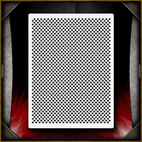 Carbon Fiber AirSick Airbrush Stencil Template