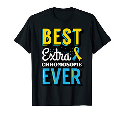Extra Chromosome Down Syndrome Awareness Trisonomy 21 Gift T-Shirt