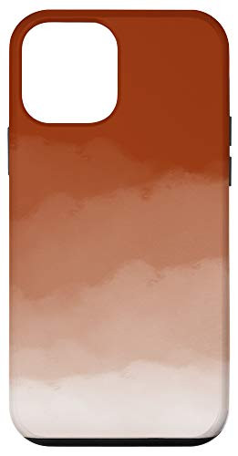 iPhone 12 mini Burnt Orange Watercolor Ombre Case