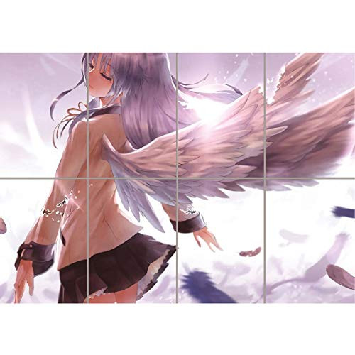 Doppelganger33 LTD Angel Beats Anime Manga Japan Home Decor Wall Art Multi Panel Poster Print 47x33 inches