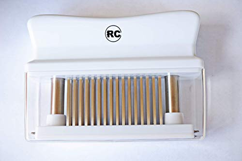 Renaqua meat tenderizer stainless steel dishwasher safe Manual Hand Held Heavy Duty and Dishwasher Safe 48-blade Stainless Steel Razor Pin Press Kitchen Tool -Great for Tenderizing Beef Pork Chicken