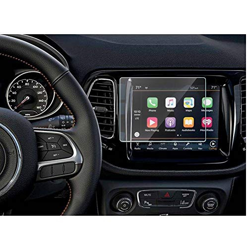 Flyingchan Screen Protector Compatible with 2019-2021 Jeep Compass 8.4 Inch Touch ScreenAnti ScratchShock-ResistantPremium Tempered Glass Flyingchan Screen Protector Compatible with 2019-2021 Jeep Compass 8.4 Inch Touch ScreenAnti ScratchShock-ResistantPremium Tempered Glass