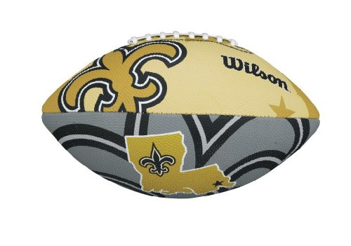 Wilson NFL Junior Team Logo Football -New Orleans Saints- Wilson NFL Junior Team Logo Football -New Orleans Saints-