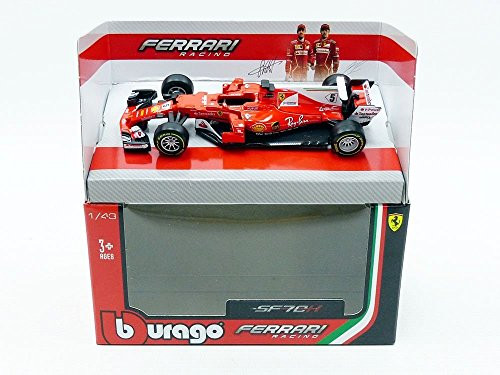 Bburago 2017 Ferrari Racing Formula 1 SF70-H Sebastian Vettel #5 1/43 36805 SV Toy, Red Bburago 2017 Ferrari Racing Formula 1 SF70-H Sebastian Vettel #5 1/43 36805 SV Toy, Red
