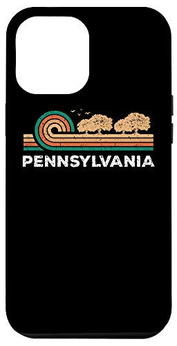 iPhone 12 Pro Max Vintage Pennsylvania Sunset Woods Outdoors Souvenir Case