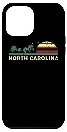 iPhone 12 Pro Max Vintage North Carolina Sunset Woods Outdoors Souvenir Case