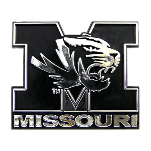Missouri Tigers Mizzou NCAA Chrome 3D for Auto Car Truck Emblem Decal Sticker College Officially Licensed Team Logo