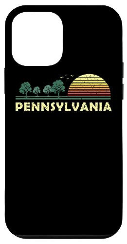 iPhone 12 mini Vintage Pennsylvania Sunset Woods Outdoors Souvenir Case