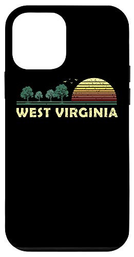 iPhone 12 mini Vintage West Virginia Sunset Woods Outdoors Souvenir Case
