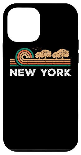 iPhone 12 mini Vintage New York Sunset Woods Outdoors Souvenir Case
