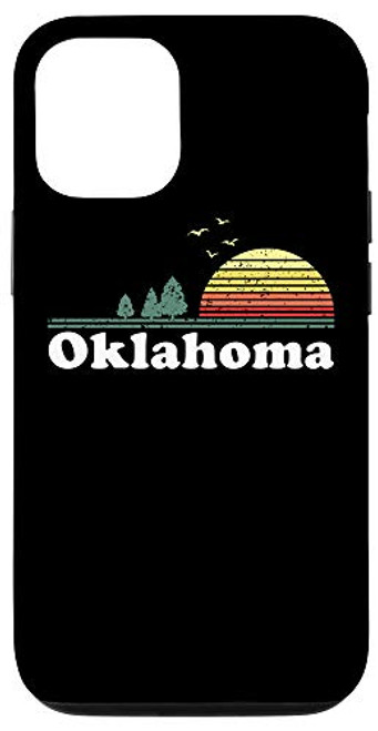 iPhone 12-12 Pro Vintage Oklahoma Sunset Woods Outdoors Souvenir Case iPhone 12-12 Pro Vintage Oklahoma Sunset Woods Outdoors Souvenir Case
