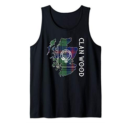 Clan Wood Family Name Surname Reunion Matching Family Tree Tank Top