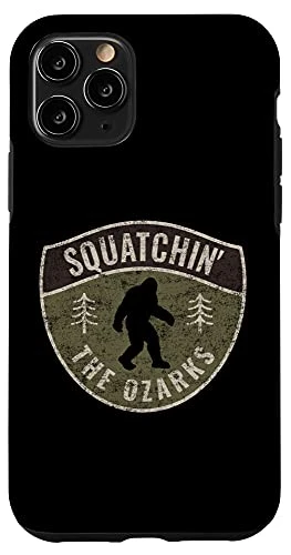 iPhone 11 Pro Vintage Sasquatch Squatchin' The Ozarks Big Foot Hunting Case