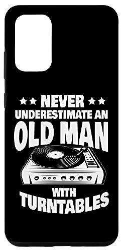 Galaxy S20 plus Never Underestimate an Old Man with a Turntables Dad Case