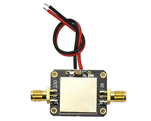 AOSHIKE DC 12V 0.01-2000MHz 2GHz LNA Broadband RF Low Noise Amplifier Module VHF/UHF Gain 32dB AMP board