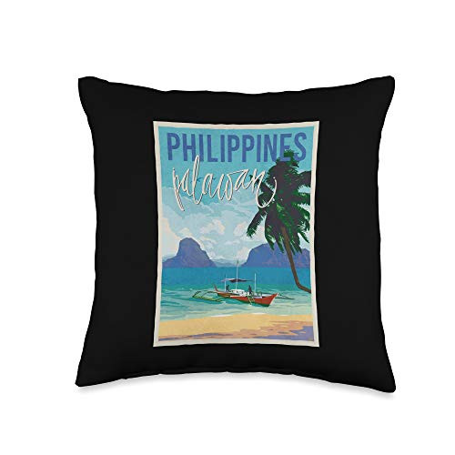 Travel Adventures Tees Boracay Philippines Filipino heritage culture travel Throw Pillow 16x16 Multicolor Travel Adventures Tees Boracay Philippines Filipino heritage culture travel Throw Pillow 16x16 Multicolor