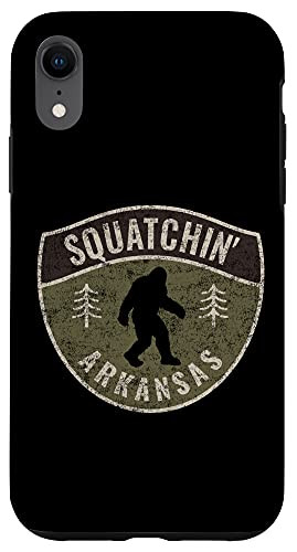 iPhone XR Vintage Sasquatch Squatchin' Arkansas Big Foot Hunting Case