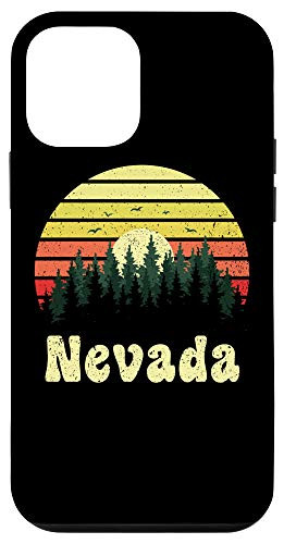 iPhone 12 mini Vintage Nevada Sunset Woods Outdoors Souvenir Case