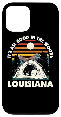 iPhone 12 mini It's All Good In The Woods Louisiana Souvenir Camping Case