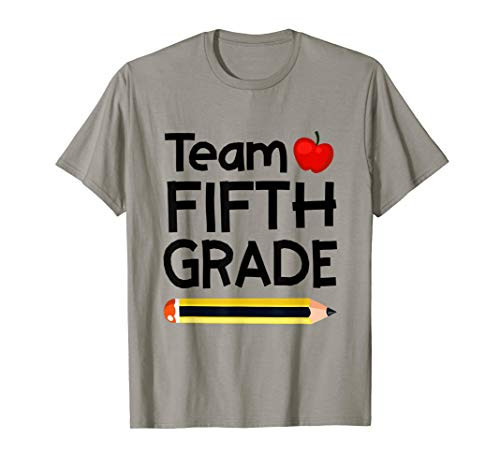Team Fifth 5th Grade Back To School Pencil Youth Kids Gift T-Shirt