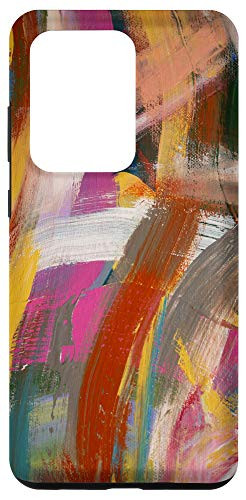 Galaxy S20 Ultra Abstract Paint Strokes Artist Case