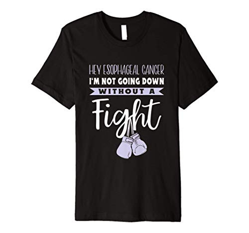 Esophageal Cancer Not Going Down Periwinkle March Event Gift Premium T-Shirt