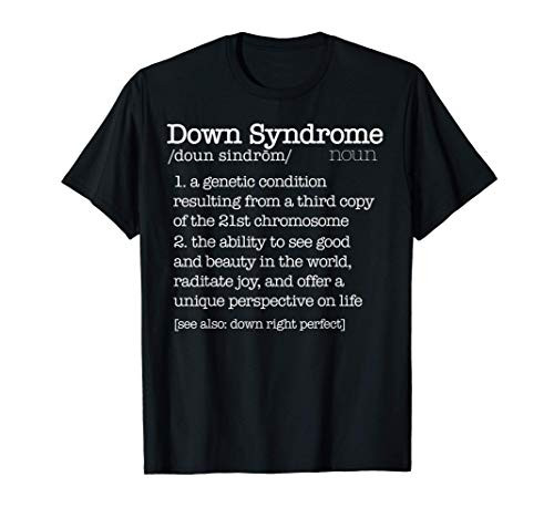 DOWN SYNDROME Dictionary Definition Radiate Joy Meme T-Shirt