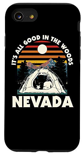 iPhone SE -2020- - 7 - 8 It's All Good In The Woods Nevada Souvenir Camping Forest Case