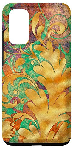 Galaxy S20 Case - tropical jungle colorful orange green pattern phone Case