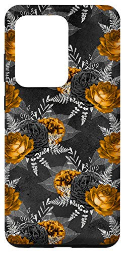 Galaxy S20 Ultra Case gothic dark orange roses occult goth phone Case