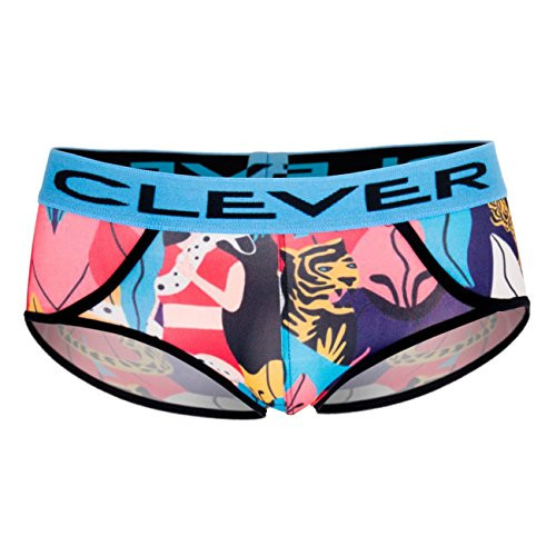 Clever 5328 Graffiti Piping Brief Color Blue Size M
