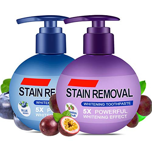 2PCS Stain Removal Whitening Toothpaste Baking Soda Fight Bleeding Gums Power Cleaning Fluoride-Free Natural Press Toothpaste 2PCS Stain Removal Whitening Toothpaste Baking Soda Fight Bleeding Gums Power Cleaning Fluoride-Free Natural Press Toothpaste
