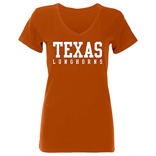 NCAA Texas Longhorns Womens Campus Classic Tee Burnt Orange Large