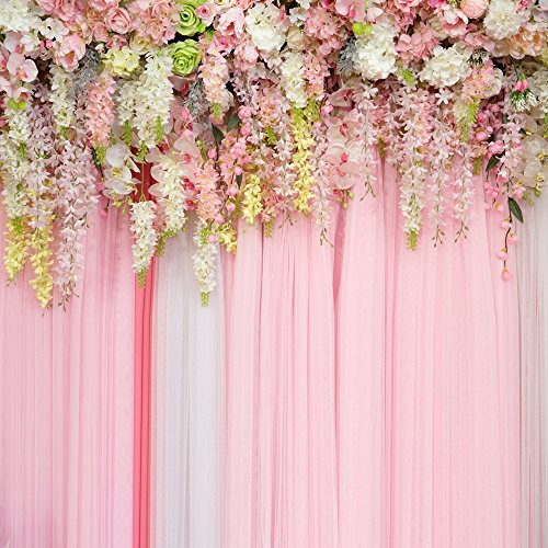 HUAYI Photography Background Wedding Floral Flowers Wall Backdrop 3D Pink Backdrop Curtain for Parties Baby Shower Photo Booth Props Photo Studio 5x5ft Xt-6740 HUAYI Photography Background Wedding Floral Flowers Wall Backdrop 3D Pink Backdrop Curtain for Parties Baby Shower Photo Booth Props Photo Studio 5x5ft Xt-6740