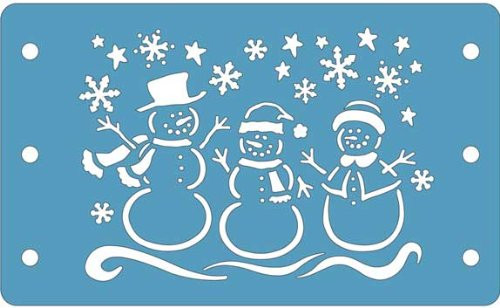 Fiskars Mini ShapeBoss Stencil Set-Snowmen