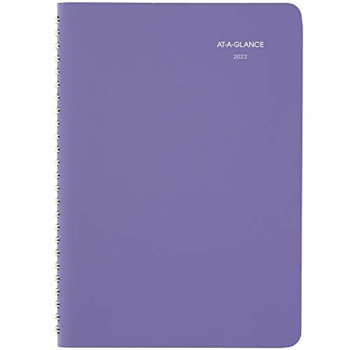 2022 Weekly  and  Monthly Appointment Book  and  Planner by AT-A-GLANCE 5-1-2" x 8-1-2" Small Beautiful Day Lavender -938P-200-