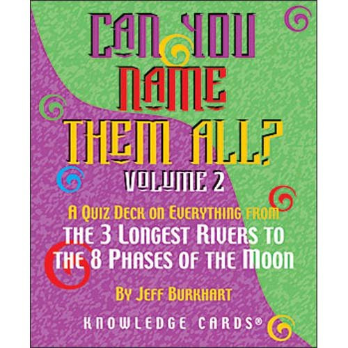 Pomegranate CAN You Name Them All VOL 2 Knowledge Cards