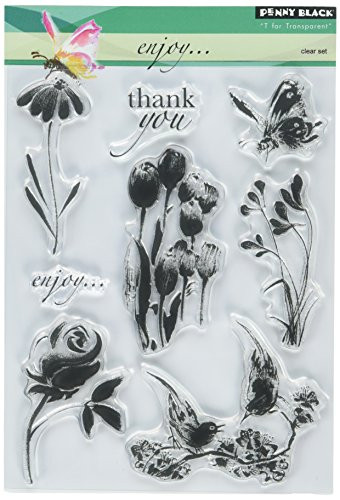 Penny Black Clear Stamp Set, Enjoy