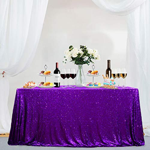 Sequin Tablecloth Rectangle 50x80-Inch Purple Christmas Table Cloth Payette Sequin Tablecloth Glitter Overlay Tablecloth Oblong Sequence Tablecloth Rustic Christmas Tablecloth Shimmer Table Cover Sequin Tablecloth Rectangle 50x80-Inch Purple Christmas Table Cloth Payette Sequin Tablecloth Glitter Overlay Tablecloth Oblong Sequence Tablecloth Rustic Christmas Tablecloth Shimmer Table Cover