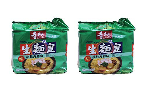 Sautao Instant Noodle King Scallop Flavor -2 Pack Total of 700g-