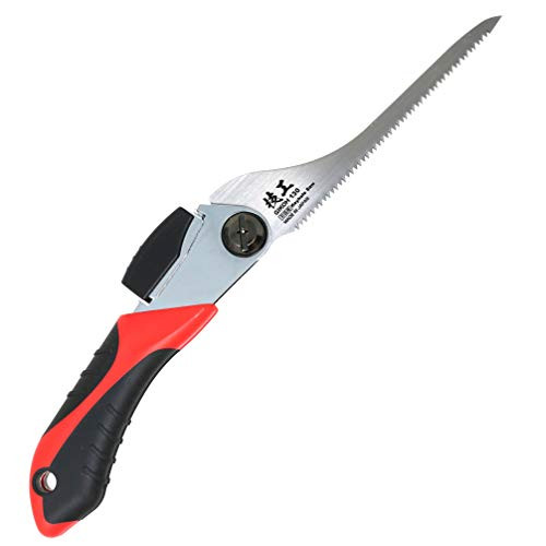 KAKURI Japanese Jab Saw Folding for Drywall Wood Woodworking 5-1-8" Japanese Folding Keyhole Saw Made in JAPAN Quality Japanese Steel Blade -40797-