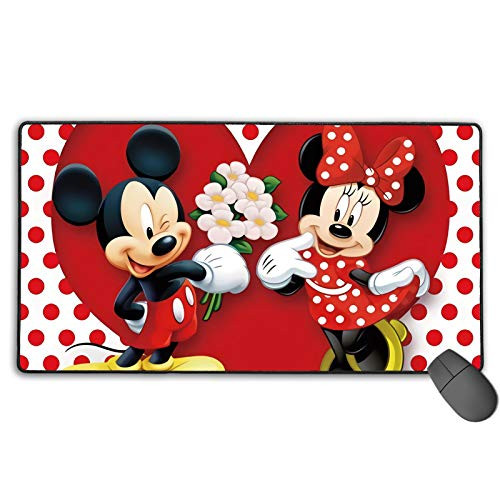 Proposing Mic-Key Mouse Gaming Mouse Pad Large Mouse Pad Non-Slip Desk Mat for Office Home 15.8 x 29.5 in