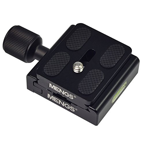 MENGS CL-50S Clamp + Quick Release Plate Aluminum Alloy For DSLR Camera and Tripod Head Compatible with Arca-Swiss Standard
