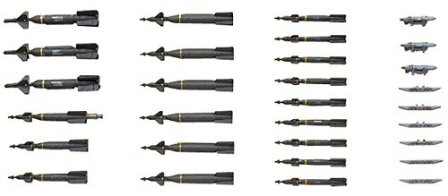 Hasegawa 1-72U.S. aircraft weapon VI -smart bomb set- yJapanese plastic modelz