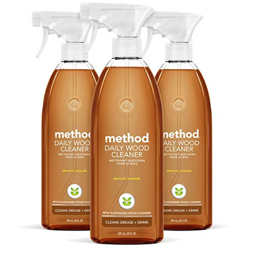Method Daily Wood Cleaner Almond 28 Ounce 3 pack Packaging May Vary