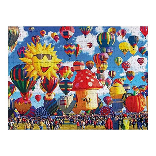 300 Piece Wooden Jigsaw Puzzle Happy Hot Air Balloons Albuquerque New Mexico Jigsaw Puzzles Fun Game Toys Birthday Gifts -Without Frame- 300 Piece Wooden Jigsaw Puzzle Happy Hot Air Balloons Albuquerque New Mexico Jigsaw Puzzles Fun Game Toys Birthday Gifts -Without Frame-