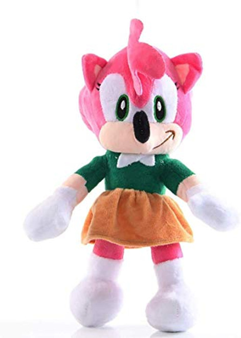 -Pink The Hedgehog- Hedgehog Plush Figure Doll Plush 11" Sonic The Hedgehog Doll Soft Stuffed Plush Pillow Toy